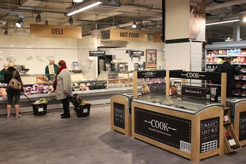 The deli and hot food counters have both been revamped